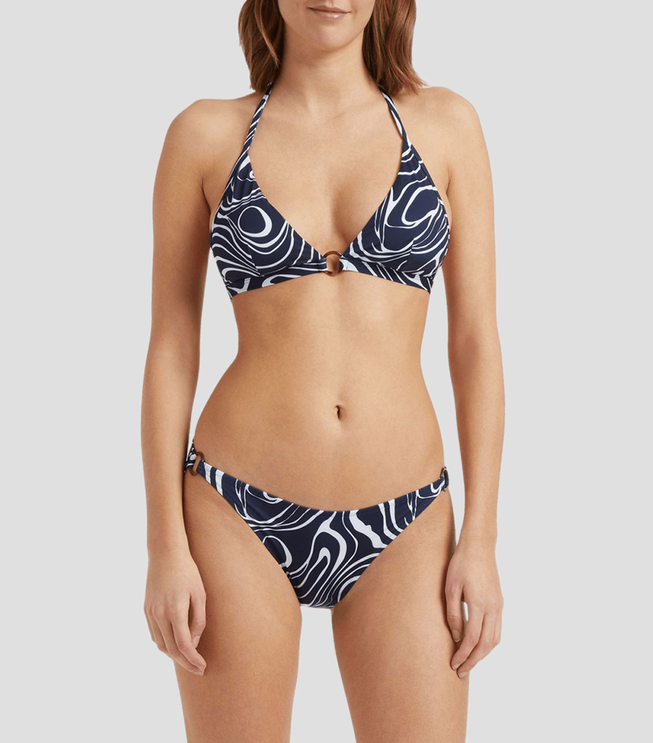 Traje de baño bottom con estampado Mujer